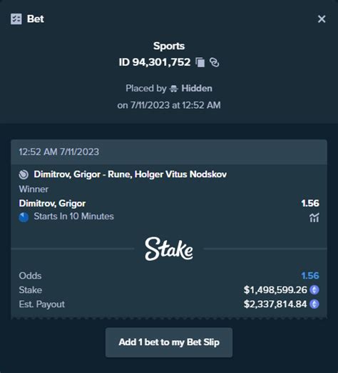 Stake High Roller On Twitter Alert New High Roller Bet Posted A Bet