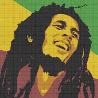 Bob Marley Cross Stitch Esquema Punto De Cruz