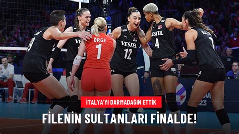 Filenin Sultanları 2023 CEV Avrupa Şampiyonası yarı finalinde İtalya