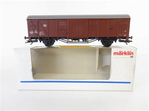 VAD1290 Märklin 4732 H0 AC gedeckten Güterwagen Gbs 254 der DB OVP