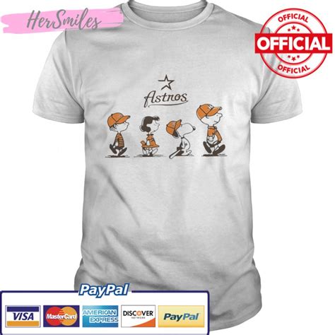 MLB Peanuts Snoopy And Friends Road Houston Astros 2022 Baseball Shirt