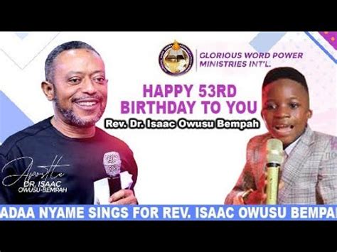 Wow Akwadaa Nyame Shocks Rev Owusu Bempah On His Birthday