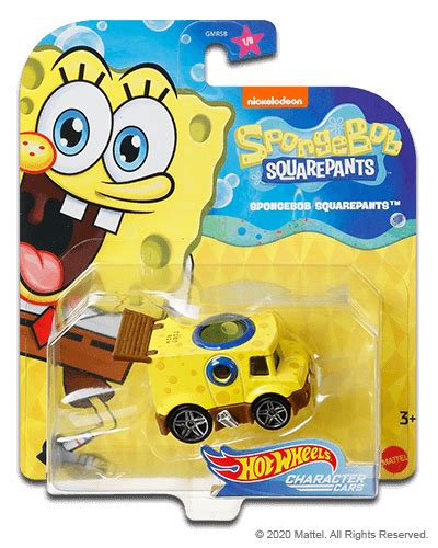 Hot Wheels Character Cars SpongeBob SquarePants Hot Wheels Cool