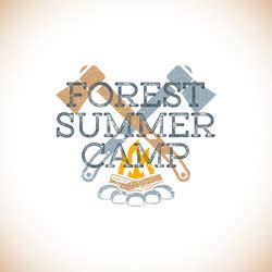 camp sign vector images