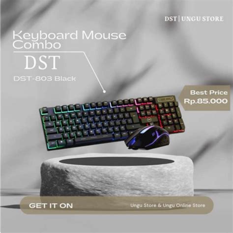 Jual Dst Paket Keyboard Dan Mouse Rgb Gaming Combo Set Keyboard