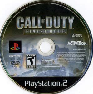 Video Game: Call of Duty: Finest Hour (PlayStation 2, United States of ...