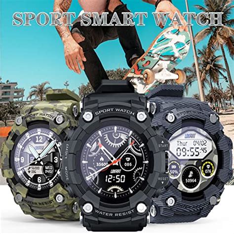 Reloj Militar Inteligente Para Hombres Ip X Impermeable Hd Monitor