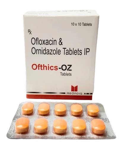 Ofloxacin Ornidazole Tablets Mg Mg At Rs Box In