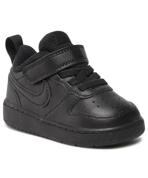 Nike Buty Court Borough Low 2 Tdv BQ5453 001 Black Black Black