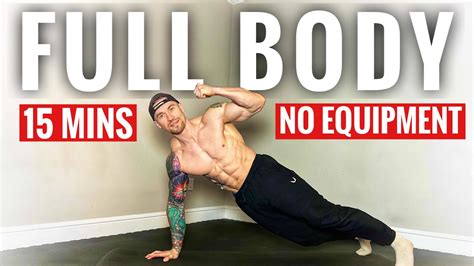 15 Min Full Body Workout No Equipment No Repeats Youtube