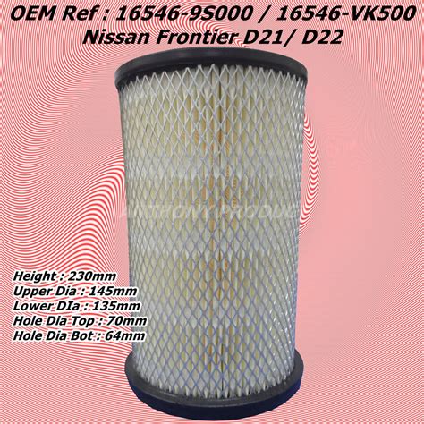 Nissan Frontier D21 D22 16546 9S001 Air Filter Shopee Malaysia