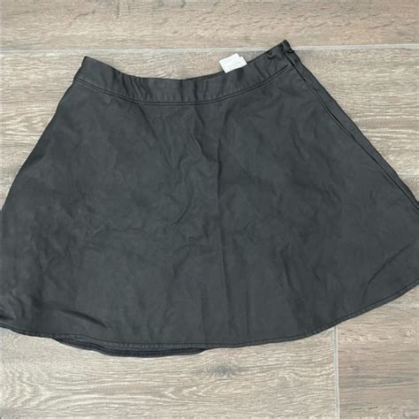 Abercrombie Fitch Skirts Leather Skater Skirt Abercrombie Fitch