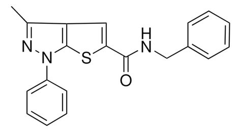 N BENZYL 3 METHYL 1 PHENYL 1H THIENO 2 3 C PYRAZOLE 5 CARBOXAMIDE