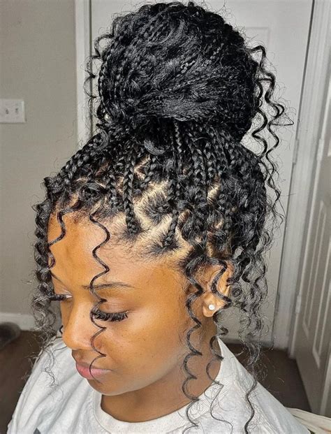 16 Trendy Knotless Braids With Curly Ends – HairstyleCamp