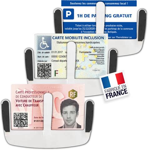 Amazon Fr Blaubody Porte Carte Handicap Pare Brise X Pcs