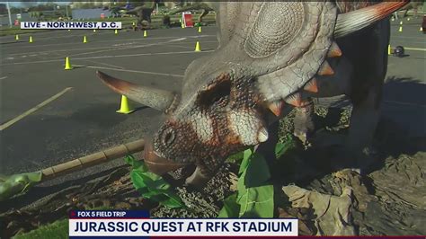 Dino Fun At Jurassic Quest At Rfk Stadium Fox 5 Dc