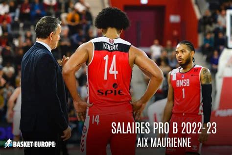 Salaires Pro B 2022 23 Aix Maurienne Gavin Kensmil Et David Nichols