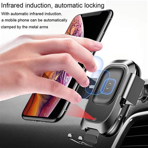 Wireless Car Charger for iPhone Mobile Phone Charger Infrared Induction ...