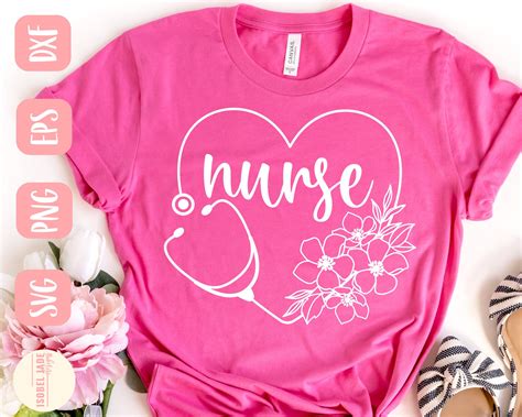 Nurse Svg Nurse Stethoscope Svg Stethoscope Svg Shirt Etsy