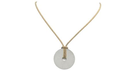 Collier Dinh Van Pendentif Pi Chinois Mm Argent Massif Silver