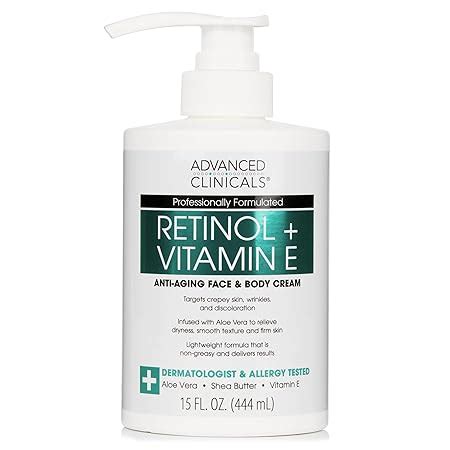 Amazon Advanced Clinicals Retinol Body Lotion Firming Anti