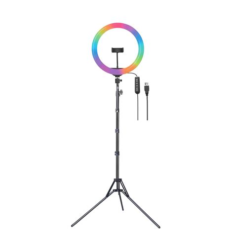 DIGITEK DRL 15C RGB 15 Inch Multi Color RGB LED Ring Light With 5ft