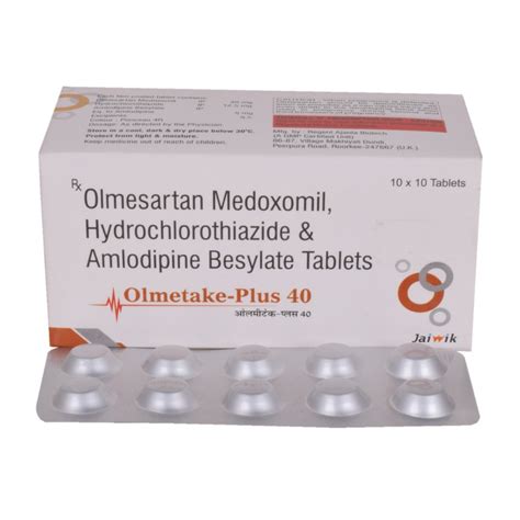 Olmetake H Olmesartan Mg Hctz Mg Tab Tablet Packaging