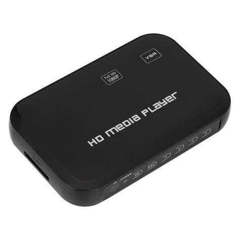 HURRISE lecteur VGA AV Mini lecteur vidéo HDMI 1080P VGA AV Video Media