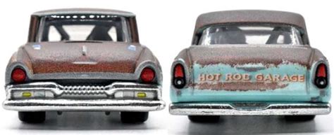 1955 PLYMOUTH SAVOYのレビューHOT ROD GARAGEの激つよサビサビドラッグレーサー HRT58 Hot Wheels 情報まとめ ホットウィール にわかマニア