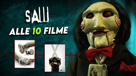 ALLE 10 Saw Filme Geschichte erklärt Von Saw 0 5 bis Saw X YouTube