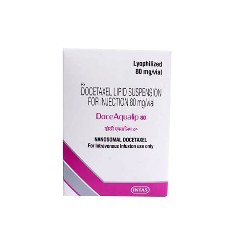 Docetaxel Lipid Suspension For Injection 80 Mg At Rs 19053 Vial In Nagpur