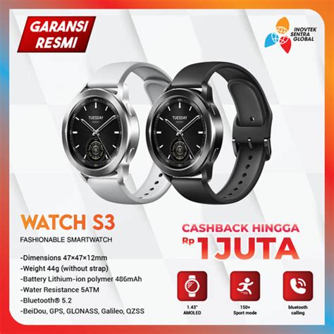 Promo Xiaomi Mi Watch S Smartwatch Amoled Garansi Resmi S