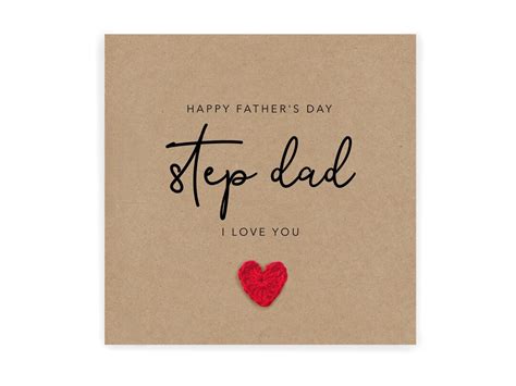 Step Dad Fathers Day Card Fathers Day Card For Stepdad Father Figure Fathers Day Card Step