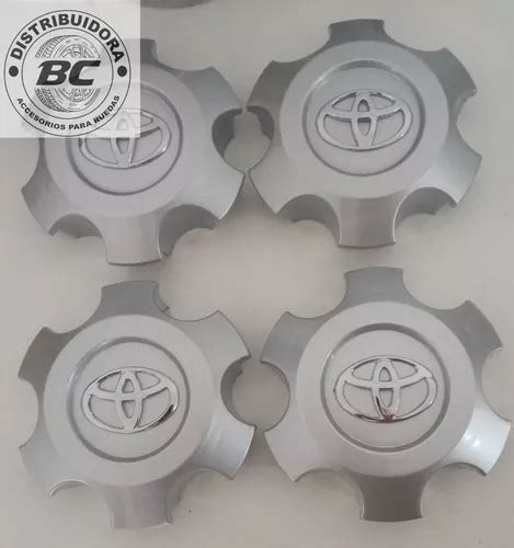 Kit X4 Tapas Taza Centro Llanta Toyoya Hilux Envío gratis