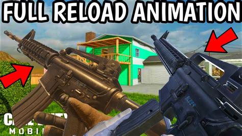 New Full Reloading Animations Coming To Call Of Duty Mobile Reload Animation Leaks Youtube