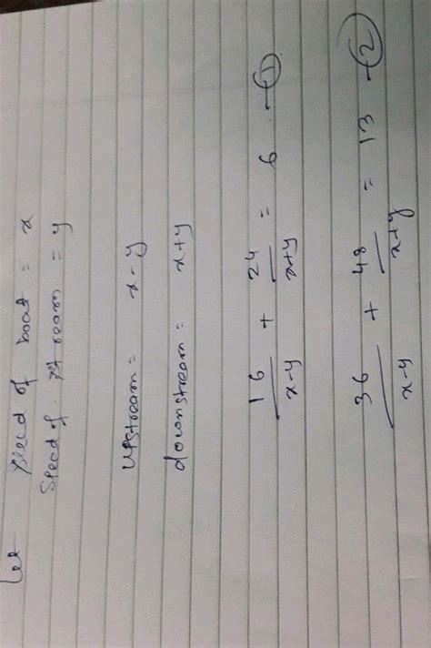 Q 4 Solve Any 3 A Boat Travels 16 Mathrm { Km } Upstream And 24 Mathrm { Km