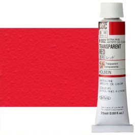 Holbein Extra Fine Artists Oil Color 20 Ml Tube Transparent Red