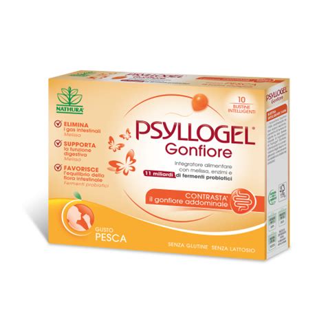 Psyllogel Swelling Nathura Peach 10 Sachets Loreto Pharmacy