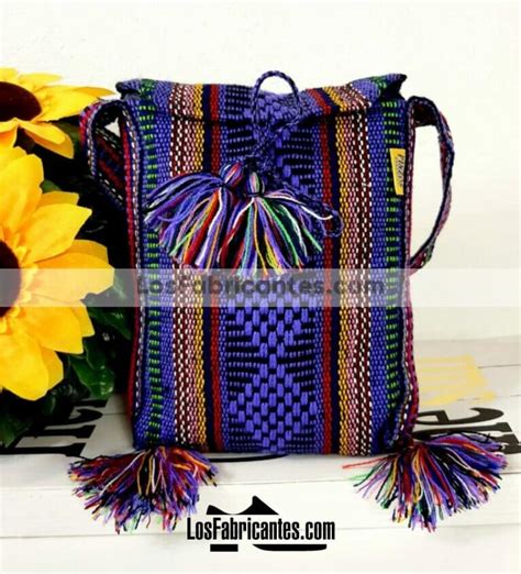 Bs Bolsa Artesanal Bordada Mujer Tela Chiapas Mexicana Fabricante