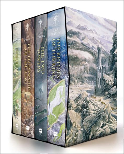 Illustrated The Hobbit & The Lord of the Rings Boxed Set... Tolkien