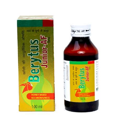 Berytus Junior Af Cough Syrup Ml Ayurvedic Third Party