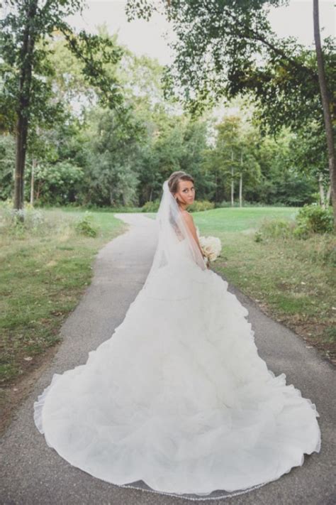 30 Stunning Wedding Dresses With Trains Weddingomania