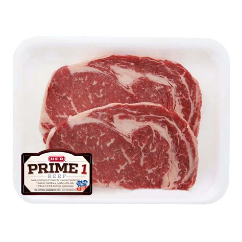 H E B Prime Beef Boneless Ribeye Steaks Thin Cut Shop Beef At H E B