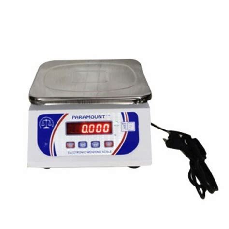 Digital Stainless Steel Paramount Table Top Electronic Weighing Scale