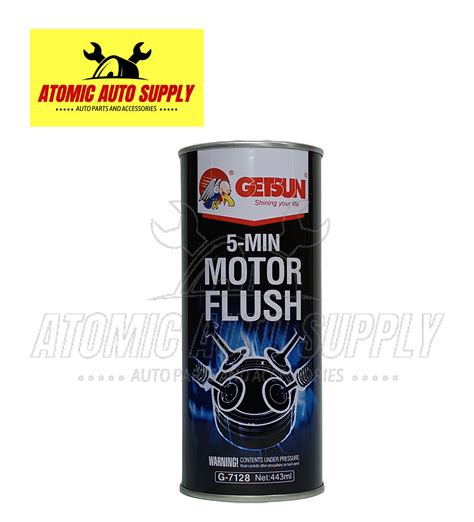 MOTOR FLUSH 5 MINUTES ENGINE CLEANER ORIGINAL GETSUN BRAND 443ML