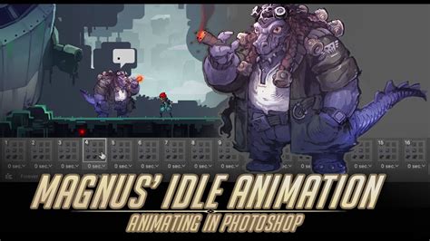 Creating an idle animation in Photoshop with tips - Magnus Idle ...