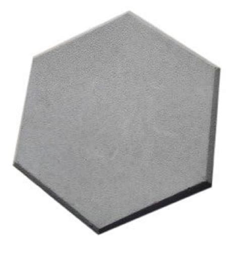 Grey Concrete Plan Hexagonal Interlocking Paver For Landscaping