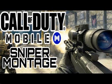 Call Of Duty Mobile Sniper Montage Youtube