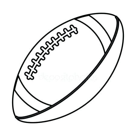 Rugby Ball Sketch at PaintingValley.com | Explore collection of Rugby ...