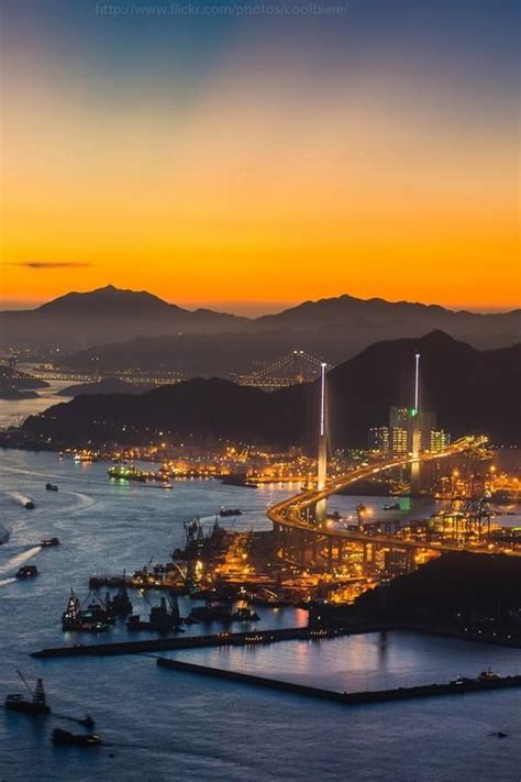 Stonecutters bridge, Hong Kong 香港昂船洲大橋 (by Coolbiere. A.) | Hong kong travel, Places around the ...